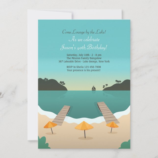 Lakeside Invitation (Front)