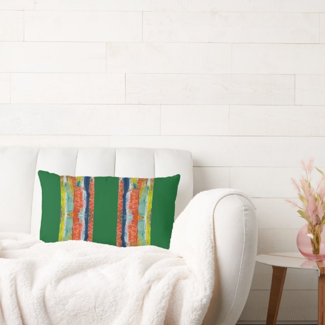 Lakeside Kelly Green Lumbar Cushion (Couch)