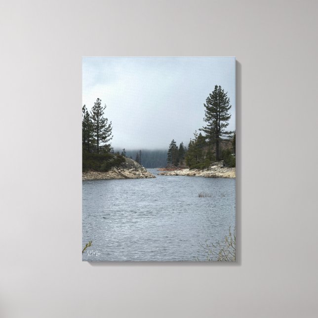Lakeside Morning Canvas Print (Front)