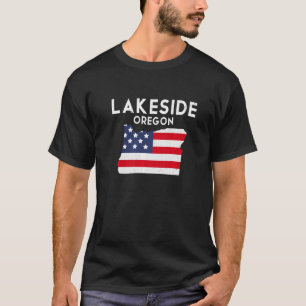 Lakeside Oregon USA State America Travel Oregonian T-Shirt