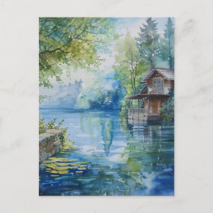 Lakeside Retreat Postcard