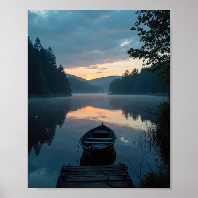 Lakeside Serenity Poster (Front)