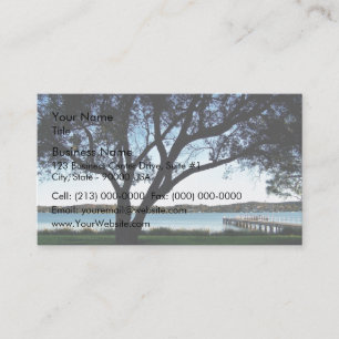 Lakeside view business card