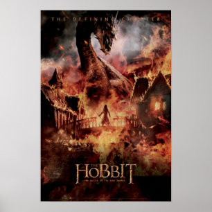 Laketown Ablaze With SMAUG™ & BARD THE BOWMAN™ Poster