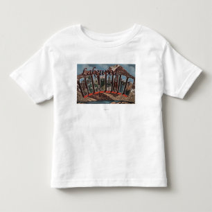 Lakewood, Colorado - Large Letter Scenes Toddler T-Shirt
