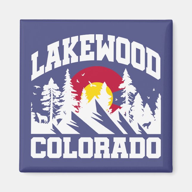 Lakewood,Colorado Magnet (Front)