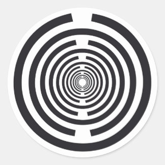 Lakhovsky vitality disc, MWO Tesla antenna, scalar Classic Round Sticker
