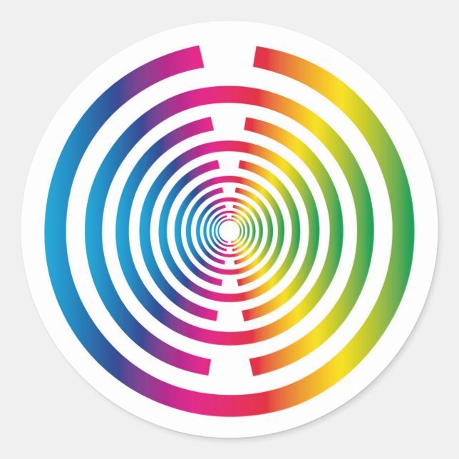 Lakhovsky vitality disc, MWO Tesla antenna, scalar Classic Round Sticker (Front)