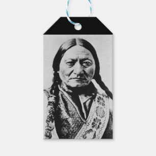 Lakota Chief Surrender: Sitting Bull Fort Buford Gift Tags