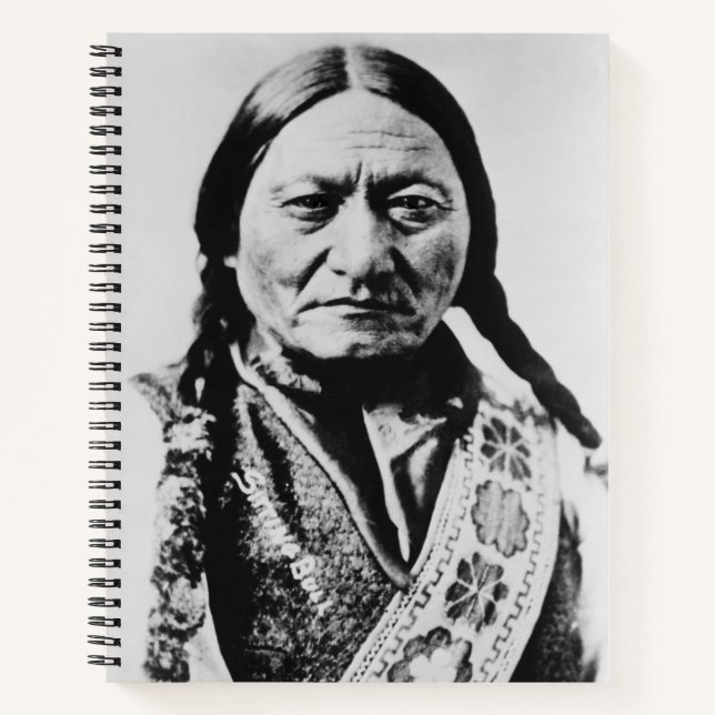 Lakota Chief Surrender: Sitting Bull Fort Buford Notebook (Front)