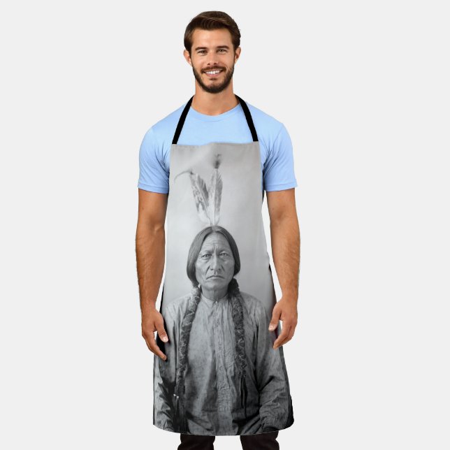 Lakota Leader Sitting Bull Native American Indian  Apron (Worn)