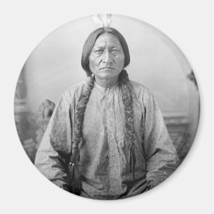 Lakota Leader Sitting Bull Native American Indian Magnet