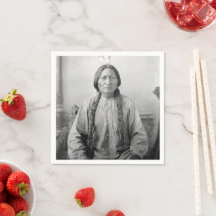Lakota Leader Sitting Bull Native American Indian  Napkin