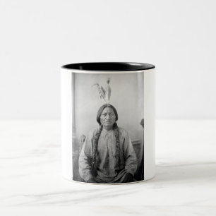 Lakota Leader Sitting Bull Native American Indian Two-Tone Coffee Mug