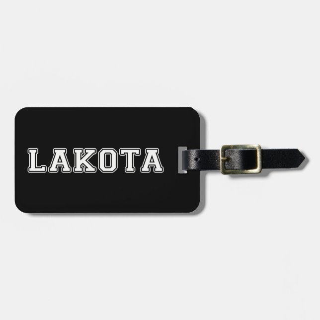 Lakota Luggage Tag (Front Horizontal)