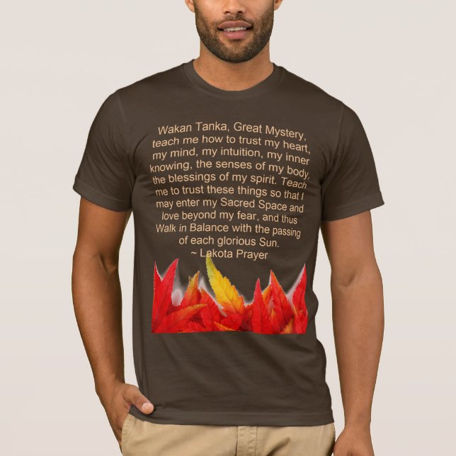 Lakota Prayer shirt (Front)