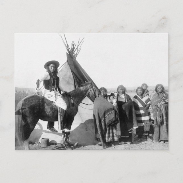 Lakota Sioux: 1891 Postcard (Front)