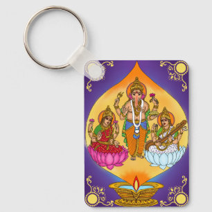 Lakshmi Ganesh Keychain