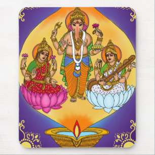 Lakshmi Ganesh Mouse Pad