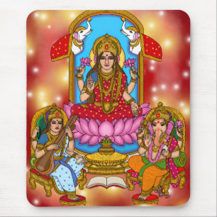 Lakshmi Ganesh Mouse Pad