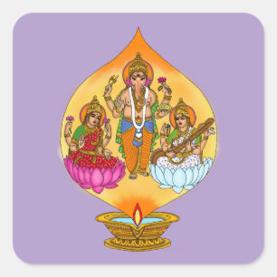 Lakshmi Ganesh Sticker