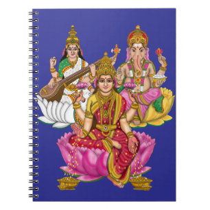 Lakshmi Ganesha Stationery Notebook