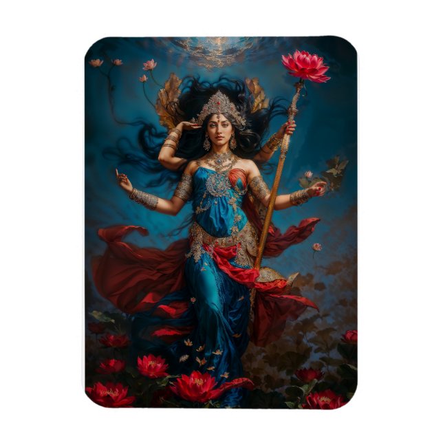 Lakshmi Goddess  Magnet (Vertical)