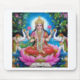 Lakshmi Goddess of Love, Prosperity, and Wealth Mouse Pad