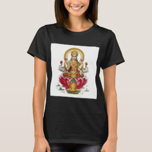 Lakshmi Hindu Goddess Of Wealth Fortune Health And T-Shirt