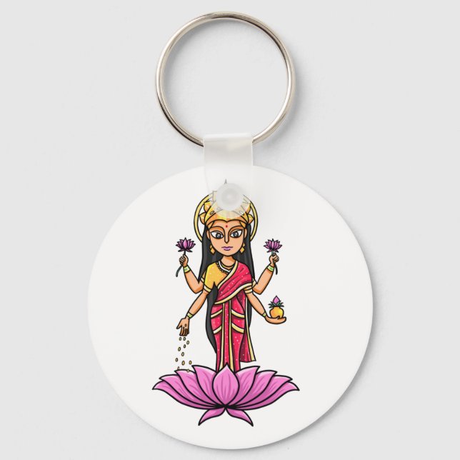 Lakshmi Key Ring (Front)