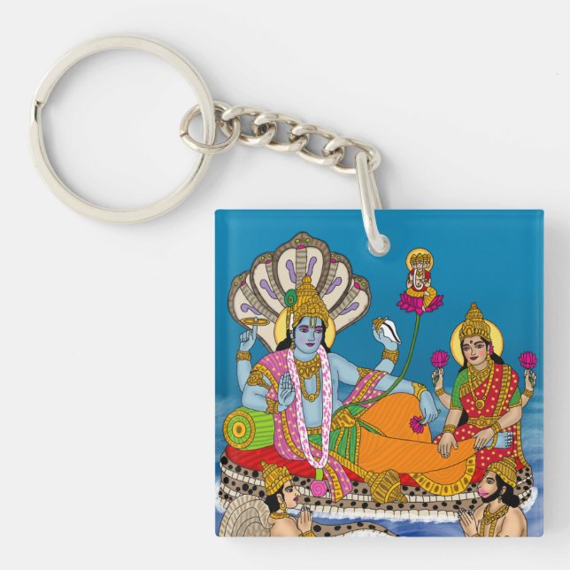 Lakshmi Narayan Keychain (Front)