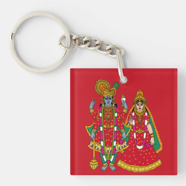 Lakshmi Narayan Keychain (Front)