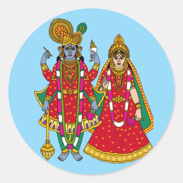 Lakshmi Narayan Sticker (Front)