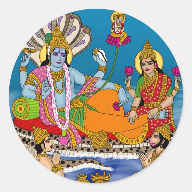 Lakshmi Narayan Sticker (Front)