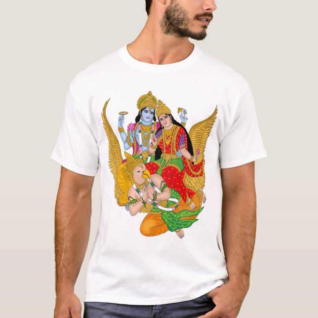 Lakshmi Narayan T-Shirt – Divine Casual Wear (Front)