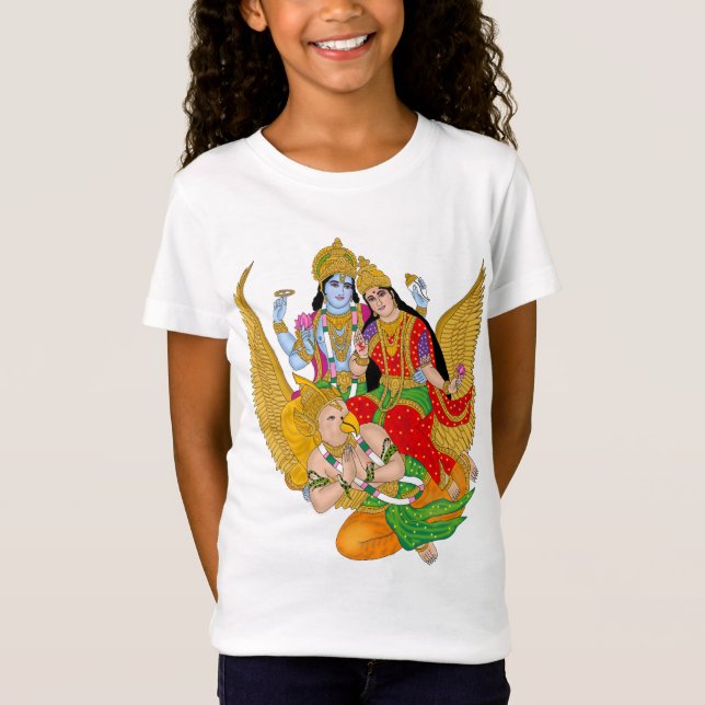 Lakshmi Narayan T-Shirt – Divine Casual Wear (Front)