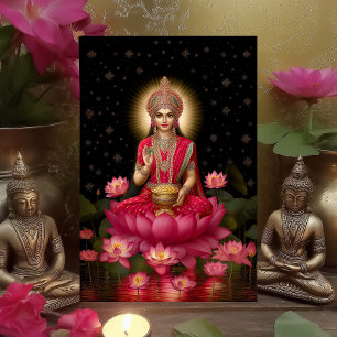 Lakshmi: Prosperity Goddess Altar Meditation Card