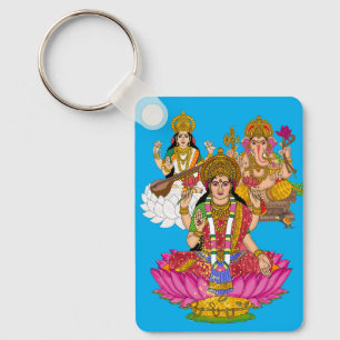 Lakshmi Saraswati Ganesha Keychain