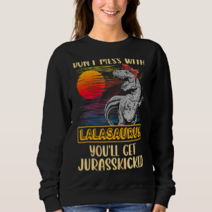 Lala Rex Dinosaurs Mummy Saurus Sweatshirt