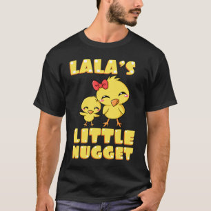 Lala's Little Nugget Chicken Lover Grandma Mother' T-Shirt