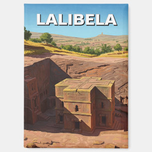 Lalibela Rock Churches Ethiopia Magnet