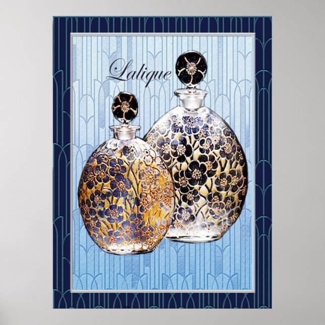 Lalique Perfume Bottles Poster (Front)