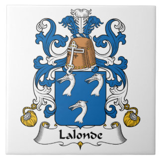 Lalonde Family Crest Tile
