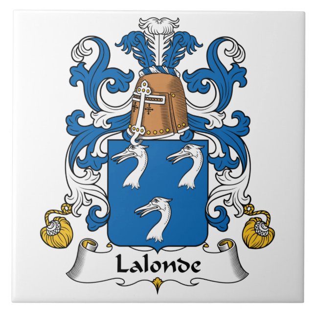 Lalonde Family Crest Tile (Front)