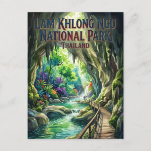 Lam Khlong Ngu National Park Thailand Postcard