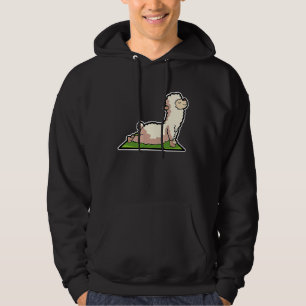 Lama Alpaca Yoga Poses Sport Gymnastics Ohmmm Hear Hoodie