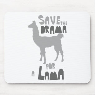 Lama Drama Mouse Pad