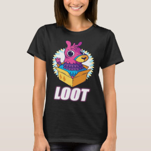 Lama Pinata Loot a  idea for gamers fans of gaming T-Shirt