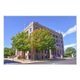 Lamar County Courthouse, Paris, Texas Photo Print
