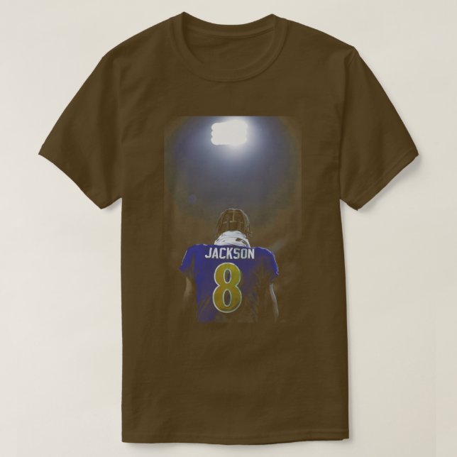 Lamar Jackson 1 T-Shirt (Design Front)